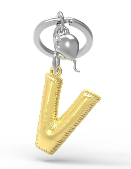 Brelok Do Kluczy Litera V - Me Metalmorphose