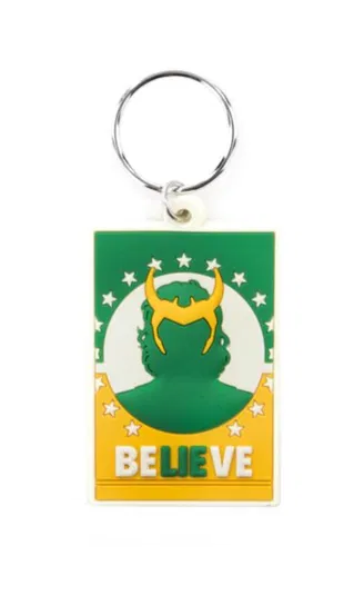 Brelok do kluczy Marvel Loki Believe zawieszka gumowa breloczek Marvel