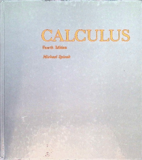 Calculus Spivak Michael