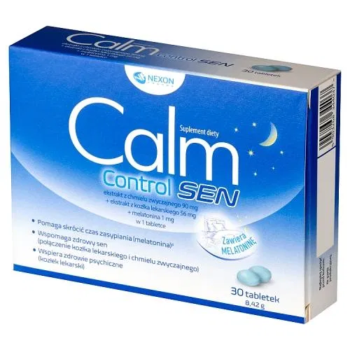 Calm Control Sen, Suplement diety, 30 tabletek Nexon