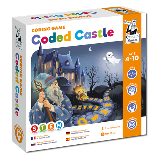 Captain Smart. Coded Castle. Coding game Edgard