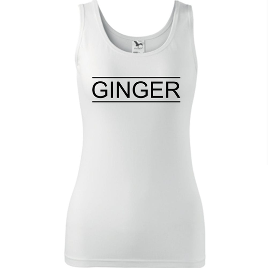 Damski Tank Top - Ginger Biały M ESTAMPADO