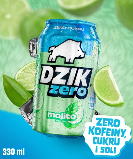 DZIK® ZERO MOJITO 330 ML Inna marka