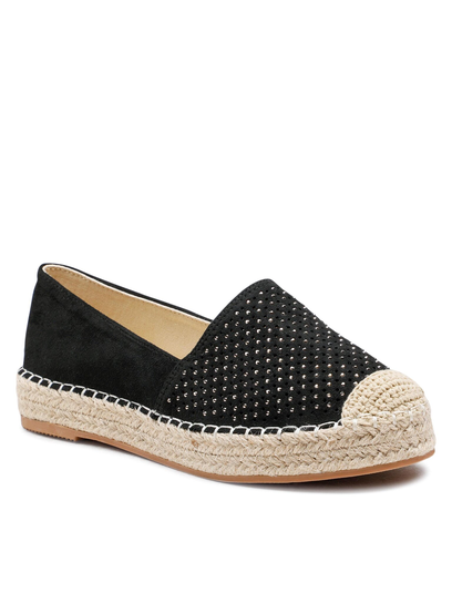 Espadryle WSS013-01 Czarny Inna marka