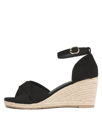 Espadryle WSS20802-01 Czarny Inna marka