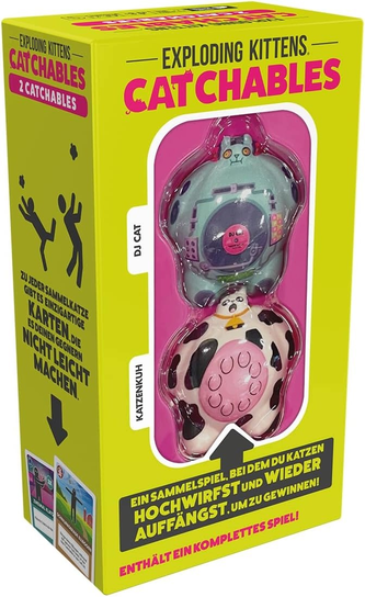 Exploding Kittens Catchables DJ Cat gra imprezowa od 8 lat Exploding Kittens