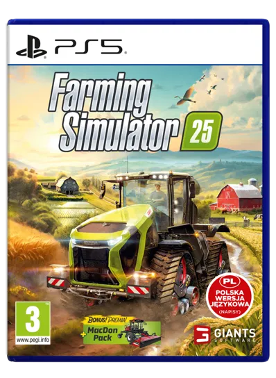 Farming Simulator 25, PS5 gra GIANTS Software
