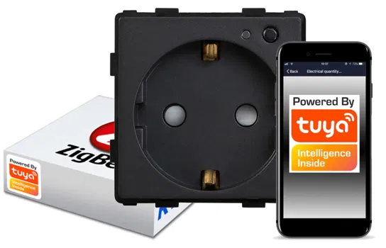 Gniazdko Inteligentne Ścienne Zigbee Tuya Rtx Sh C RTX
