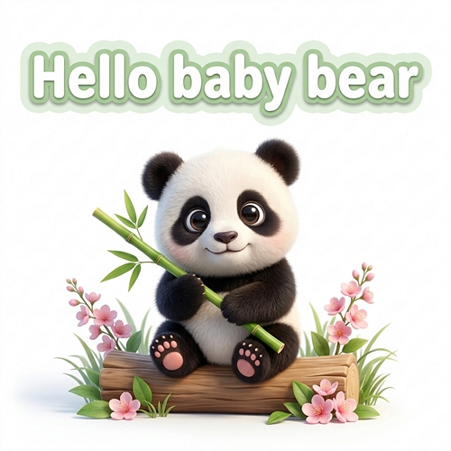 Hello baby bear Nova Skye