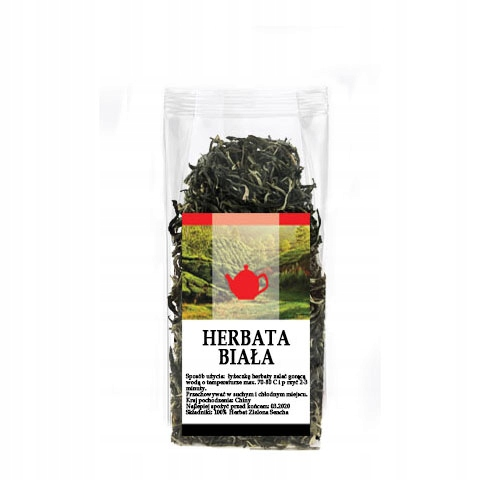 HERBATA BIAŁA LIŚĆ 100 G Inna marka