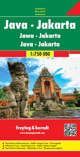 Java Jakarta. Mapa 1:75 000 Freytag & Berndt