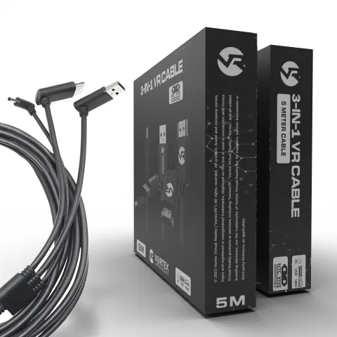 Kabel 3w1 do HTC Vive VortexVR Vortex Virtual Reality