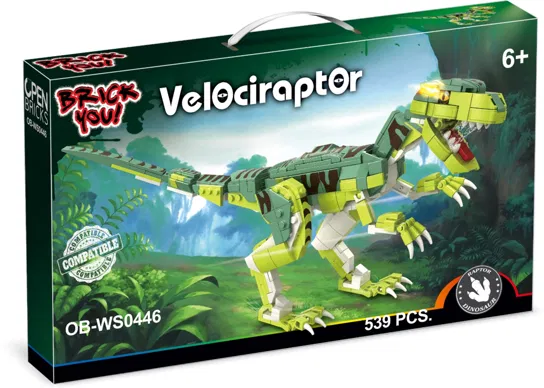 Klocki Open Bricks - Velociraptor Open Hemp