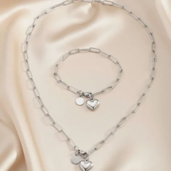 Komplet Heartline Silver Set Inna marka