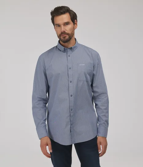 Koszula męska LLOYD DOBBY BLUE Lee Cooper