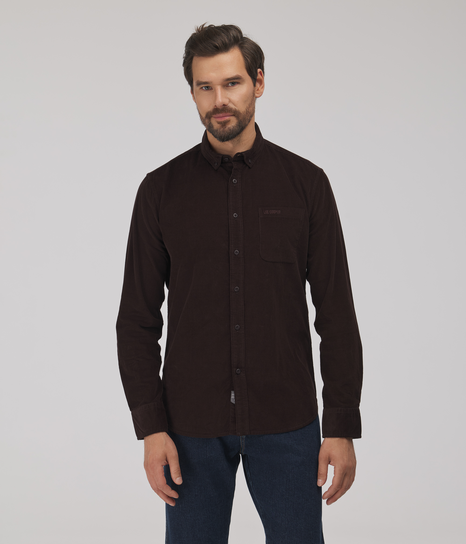 Koszula męska RICO 6000 BLACK COFFEE Lee Cooper