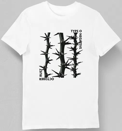 Koszulka Type o Negative October Rust biała 2XL KozakNadruki