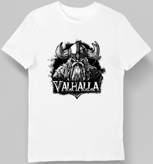 Koszulka Vikings Valhalla biała S KozakNadruki