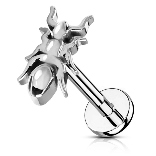 Labret mrówka - srebrny / 1,2/6 Arif