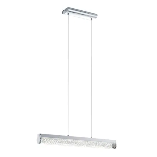Lampa wisząca EGLO Trevelo, srebrna, 24W, 110x7 cm Eglo
