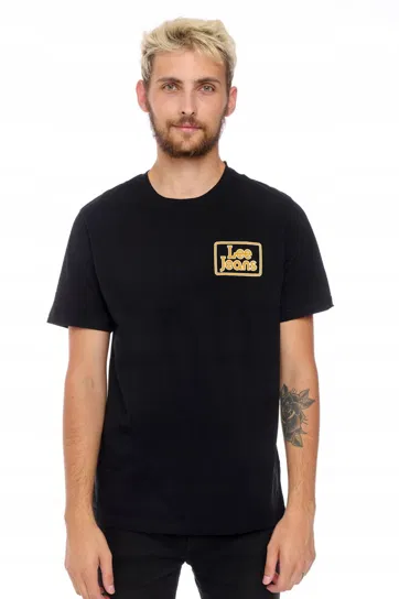 LEE JEANS TEE BLACK L65LFE01 M LEE