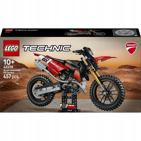 LEGO TECHNIC MOTOCYKL DUCATI DESMO450 MX FACTORY 42238 - Inna marka ...