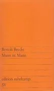 Mann ist Mann Brecht Bertolt