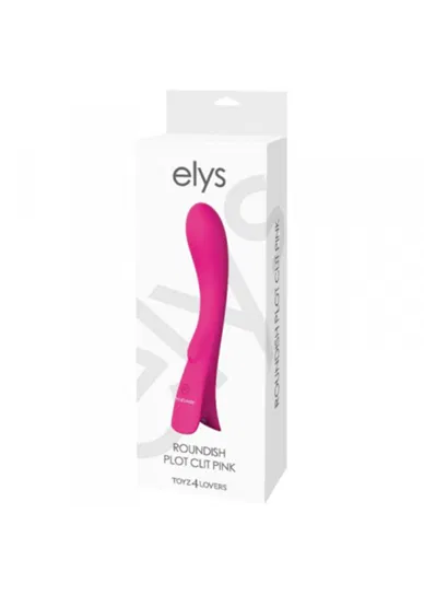 Masażer intymny-E DESIGN ELYS - ROUNDISH PLOT CLIT PINK Inna marka