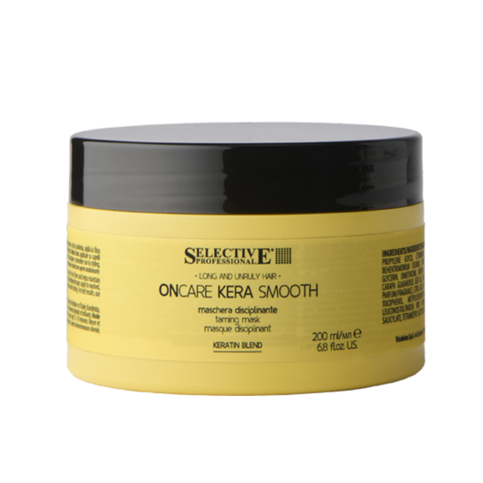 Maska z Keratyną dyscyplinująca do włosów piszących się Selective Professional Kera Smooth 200ml Selective