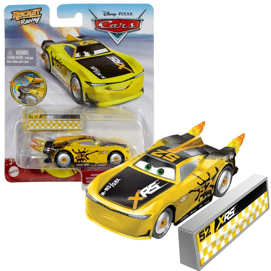 Rocket Racing F Mattel Drag Racing model samochodu do wyboru, samochody Disney, pojazdy ...