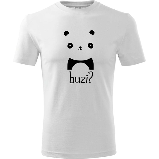 Męska Koszulka - Panda Biały S ESTAMPADO