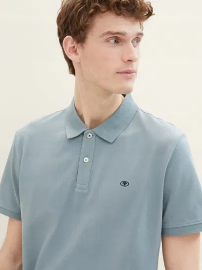 Męska Koszulka Polo Tom Tailor Basic Grey Mint XXL Tom Tailor