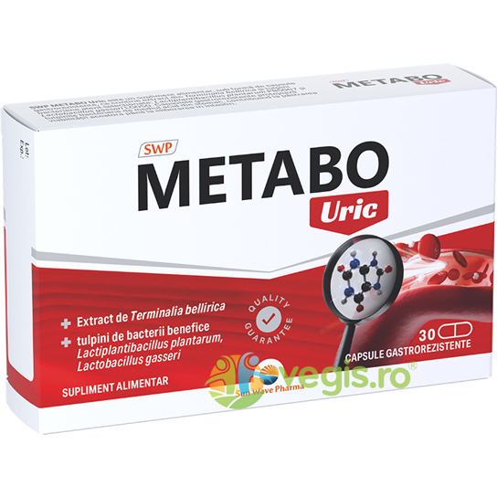 Metabo Uric 30kapsułek SUN WAVE PHARMA