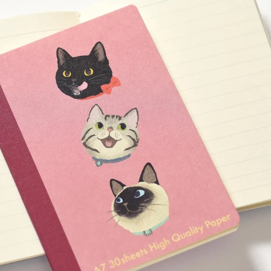 Mini Notebook A7 – NEKO Pink Inna marka