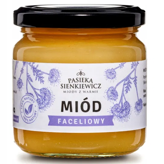 MIÓD FACELIOWY 250G PASIEKA SIENKIEWICZ