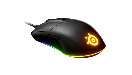 Mysz, SteelSeries, Rival 3, czarna SteelSeries