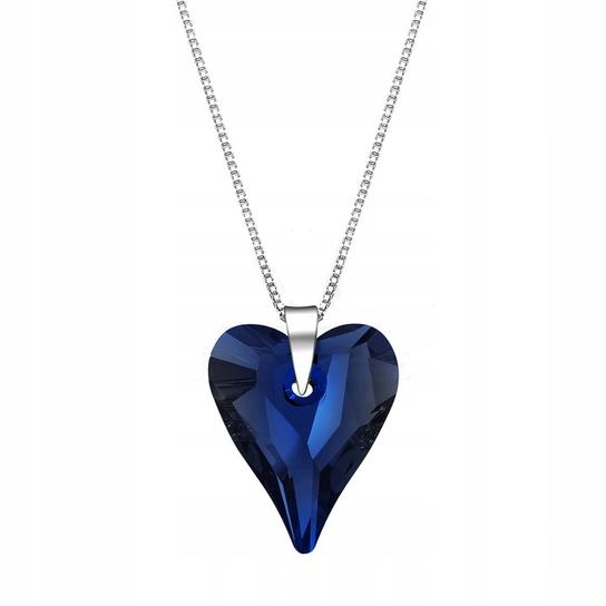 NASZYJNIK SERCE SWAROVSKI + LAMUR