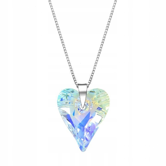 NASZYJNIK SERCE SWAROVSKI + LAMUR