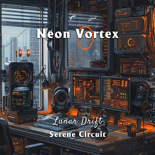 Neon Vortex Lunar Drift