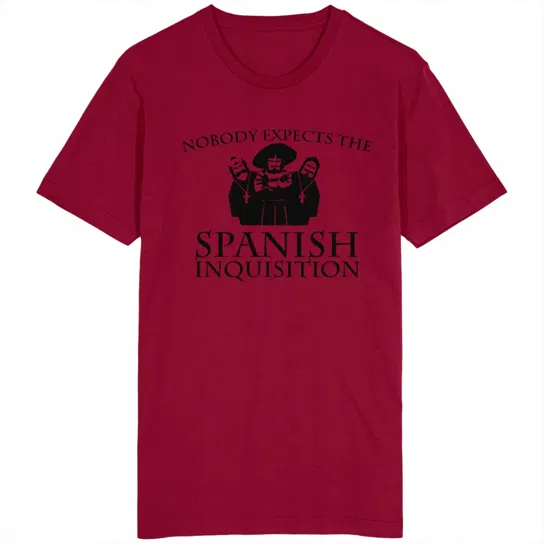 Nobody Expects Koszulka Monty Python Święty Graal GILDAN