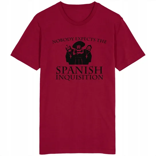 Nobody Expects Koszulka Monty Python Święty Graal GILDAN