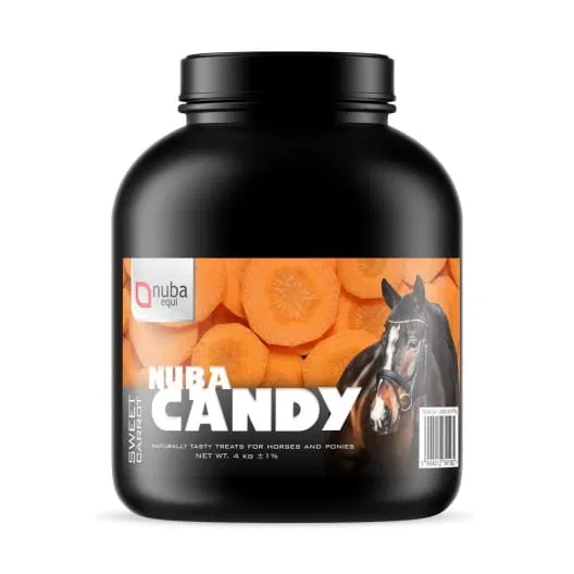Nuba Candy Sweet Carrot 2 kg - Smakołyki dla koni o smaku marchewkowym Nuba Equi
