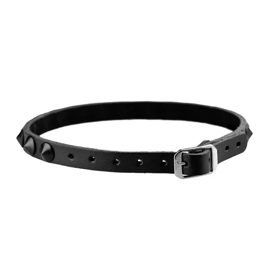 obroża 1-rzędowa - CONE STUD BLACK Inna marka