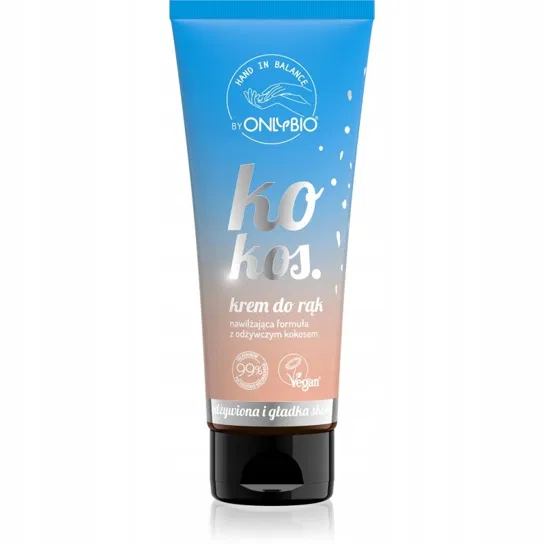 Onlybio, Krem Do Rąk Kokos, 50ml ONLYBIO