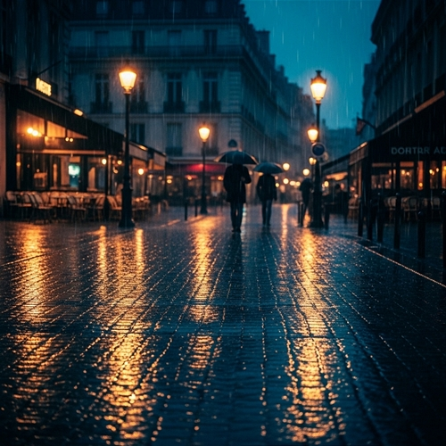 Opale Blanche Rue Calme