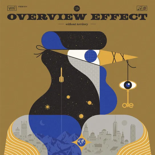 Overview Effect - Without Territory (solid blue LP), płyta winylowa Over