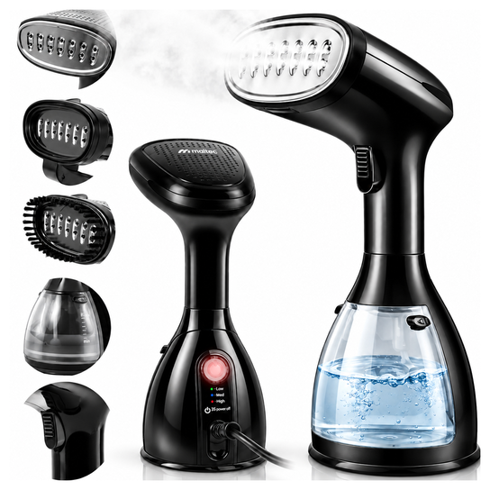 Parownica do Ubrań Żelazko Parowe Steamer Parowy Zestaw Akcesoria Klips 7w1 HDS5000W MalTec