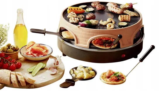 Piec do pizzy Emerio, grill 3 w 1. E4 Emerio