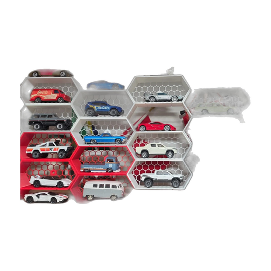 Półki modułowe Hot Wheels - plást miodu, 3D - FALCON EYE | Sklep EMPIK.COM