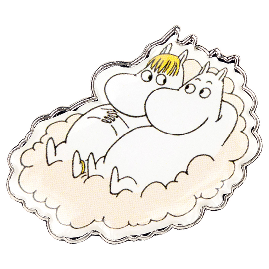 Przypinka, Moomin Winter, Panna Migotka i Muminek Empik